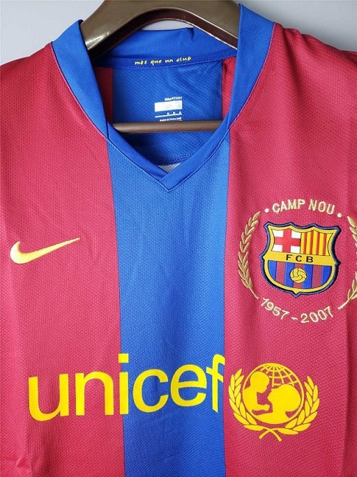 Barcelona RONALDINHO shirt M MEDIUM Nike jersey camiseta 2007 07 soccer Nou  Camp