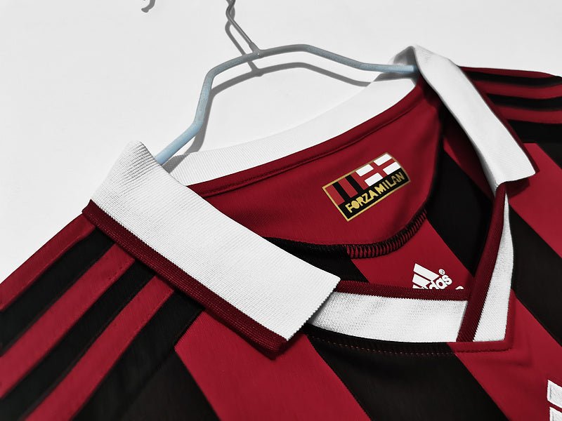 Adidas AC Milan 2007/2008 Home Soccer Jersey Small Football long