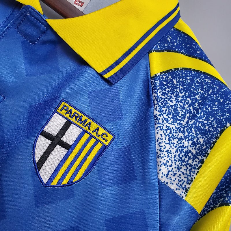 Parma 1995-1997 Blue Away Retro Football Shirt - My Retro Jersey