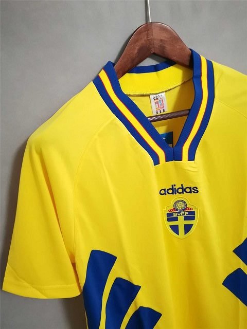 Sweden Jersey Home Soccer Jersey 1994