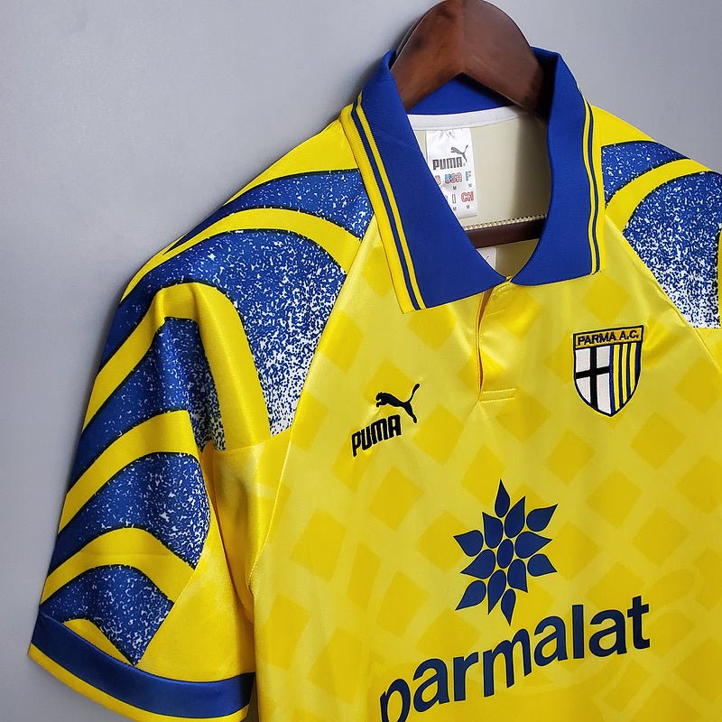 Parma 1995-1997 Yellow Retro Football Shirt - My Retro Jersey