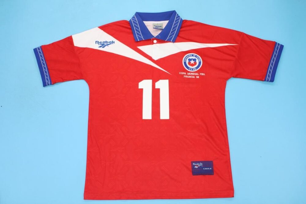 retro chile football shirt