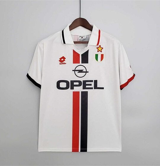 AC Milan Retro Jersey Home 1996/97 – MS Soccer Jerseys