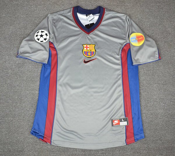 Barcelona 1999-00 Away Vintage Classic Soccer Football Shirt