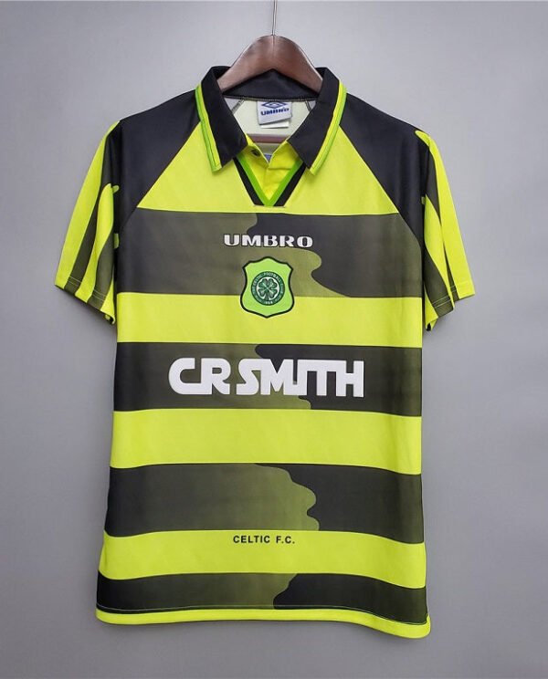 Celtic 1996-1997 Away Green Retro Football Shirt - My Retro Jersey