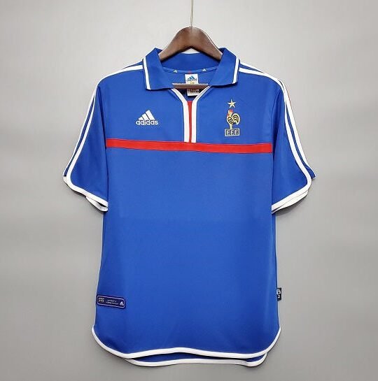 France 1996 Euros Retro Home Jersey Men Adult