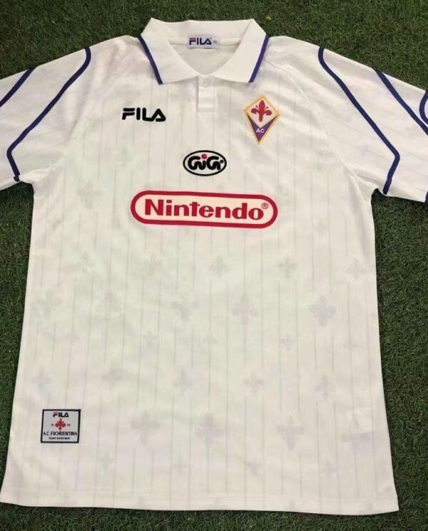 Fiorentina Jersey 1992 1993 Away XL Shirt Vintage Retro Meglietta Lotto  ig93