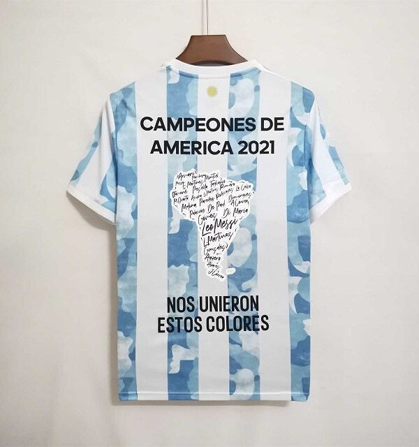 Argentina Soccer Jersey Home Copa America 2021 Final Version Replica