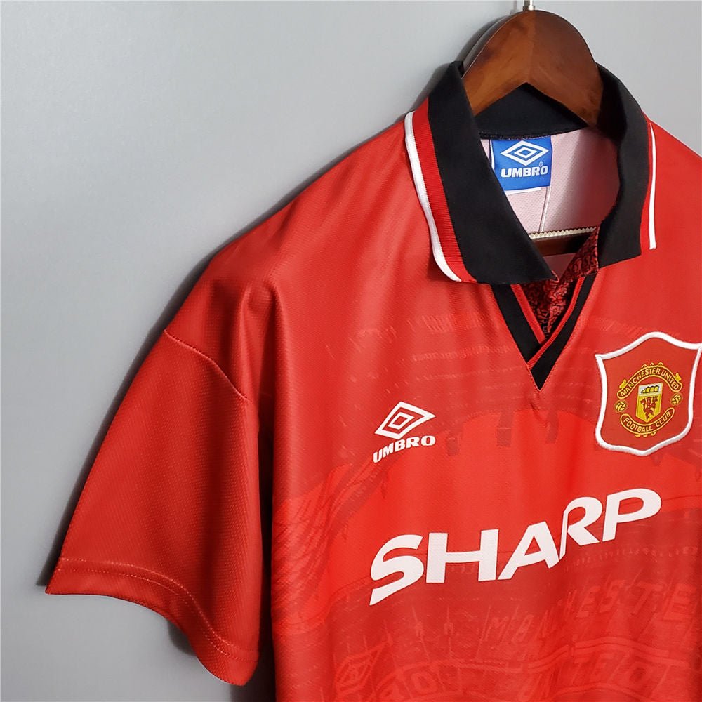 1994-95 Manchester United Umbro Home Shirt M Scholes 22, Vintage