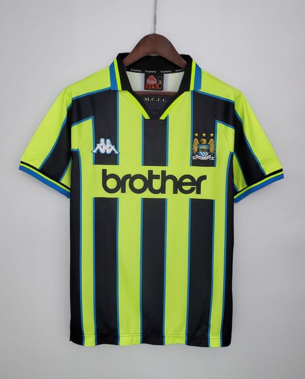 Buy Manchester City Home 1999-2001 Retro Jersey - Talkfootball